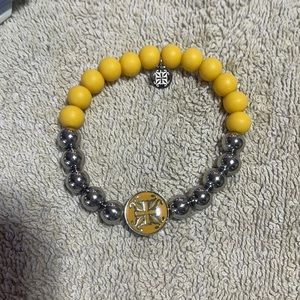 Rustic Cuff Melanie Yellow & Silver Bracelet